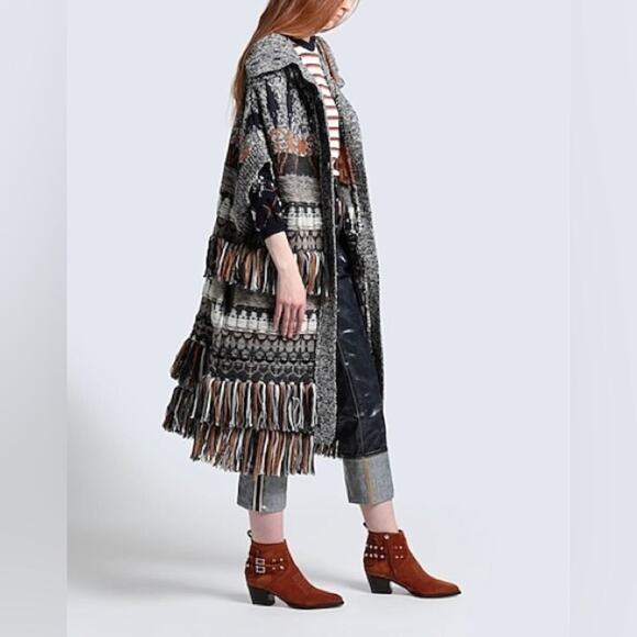 Valentino Garavani Tan Suede Rockstud Double Buckle 50mm Cowboy Ankle Boots EU38 - Picture 6 of 15